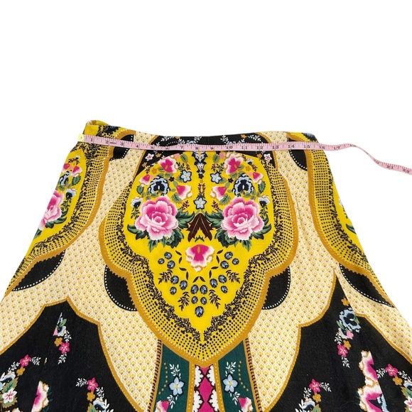 Farm Rio Multicolor Floral Long Skirt Size Large - Picture 8 of 11
